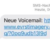 Neue SMS-Betrug Voicemail