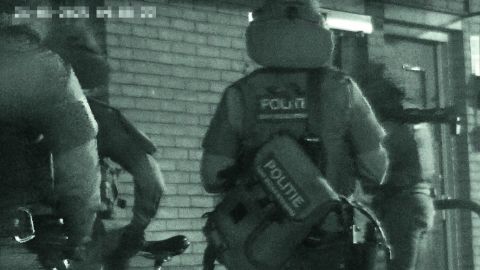 Niederländische Spezialeinheit beim Zugriff